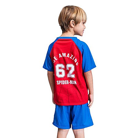 Set 2 piese, tricou și pantaloni scurți, albastru/roșu, Spiderman [4]