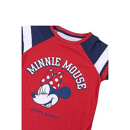 Set 2 piese, tricou și pantaloni scurți, roșu, Minnie Mouse, Disney [4]
