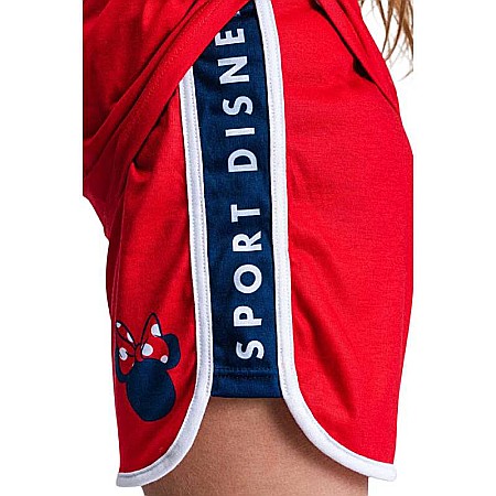 Set 2 piese, tricou și pantaloni scurți, roșu, Minnie Mouse, Disney [8]