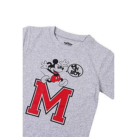 Tricou copii 100% bumbac, gri, Mickey Mouse, Disney [2]
