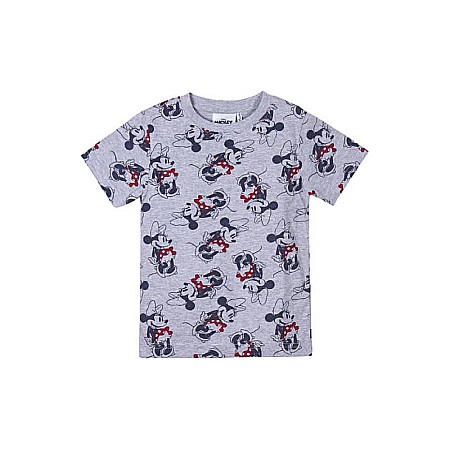 Tricouri copii - Tricou copii 100% bumbac, gri, Minnie Mouse, Disney