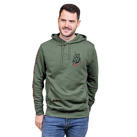 Hanorac bărbați cu glugă, 100% bumbac, verde, The Mandalorian [2]