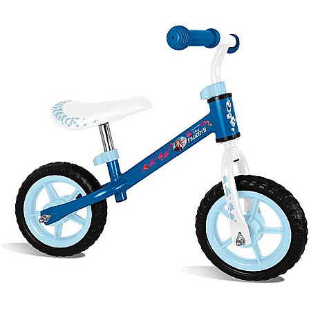 Activități sportive - Bicicleta fără pedale pentru copii, multicolor, +2 ani, cadru oțel, șa reglabilă, mânere anti-strivire, Frozen