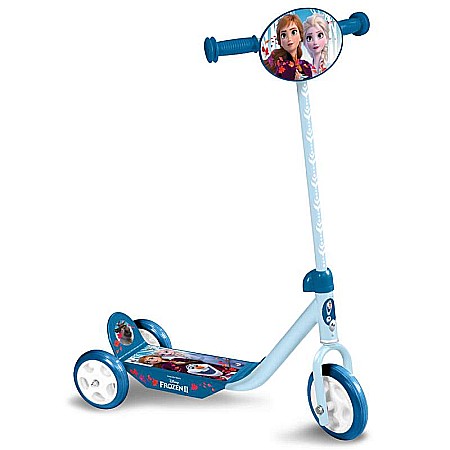 Trotinete - Trotinetă pentru fetițe cu 3 roți, multicolor, 2-5 ani, max 20 kg, ghidon reglabil, platformă antialunecare, Frozen