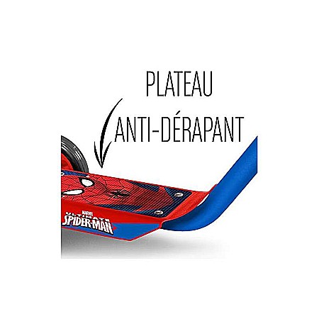 Trotinetă pentru fetițe cu 3 roți, multicolor, 2-5 ani, max 20 kg, ghidon reglabil, platformă antialunecare, Spiderman [1]