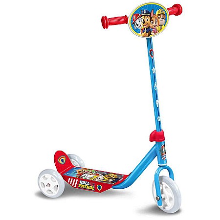 Trotinete - Trotinetă pentru fetițe cu 3 roți, multicolor, 2-5 ani, max 20 kg, ghidon reglabil, platformă antialunecare, Paw Patrol