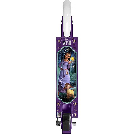 Trotinetă pliabilă cu 2 roți 3 ani +, multicolor, ghidon ajustabil, mânere pliabile, platformă antiderapantă, frână posterioară cu piciorul, Wish, Disney [1]