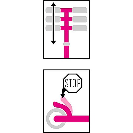 Trotinetă pliabilă cu 2 roți 3 ani +, multicolor, ghidon ajustabil, mânere pliabile, platformă antiderapantă, frână posterioară cu piciorul, Barbie [3]