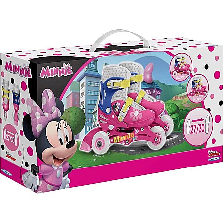 Role reglabile 2 în 1 pentru copii, multicolor, mărimea 27-30, Minnie Mouse [3]