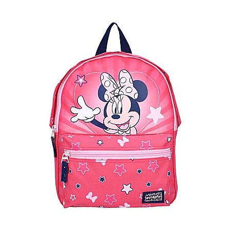 Ghiozdane și Rucsacuri - Rucsac Minnie Mouse Choose To Shine Pink, Vadobag, 31 x 23 x 8 cm