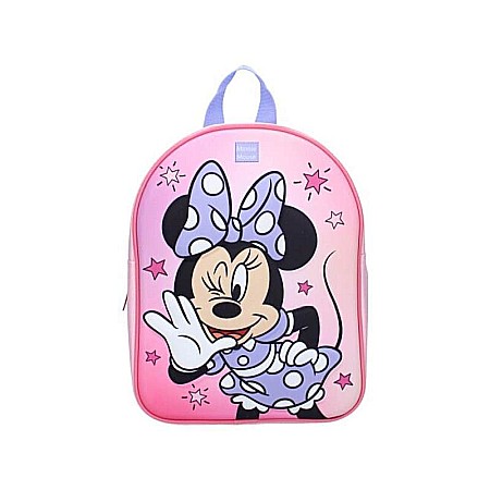 Ghiozdane și Rucsacuri - Ghiozdan 3d Minnie Mouse funhouse, dimensiuni 29cm x22cm x9cm