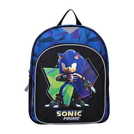 Accesorii școlare - Ghiozdan Sonic Prime time, dimensiuni 30cm x25cm x11cm