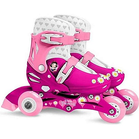 Role - Role reglabile 2 în 1 pentru copii, multicolor, mărimea 27-30, Princess, Disney
