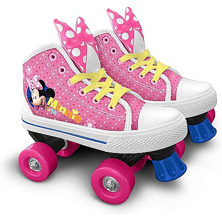 Role - Patine cu rotile, multicolor, închidere pe bază de șiret, material textil, mărimea 28, Minnie Mouse
