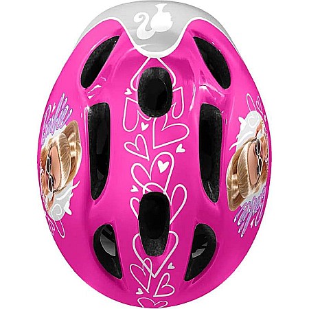 Set protecție pentru copii, cască cu mărime reglabilă, genunchiere și cotiere, multicolor, 3-6 ani, Barbie [3]