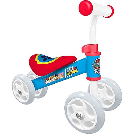 Biciclete fără pedale - Mini bicicletă fără pedale pentru copii, vârsta 1-3 ani, cadru ergonomic, șa largă din spumă, ghidon reglabil, mânere anti lovire, Paw Patrol