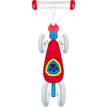 Mini bicicletă fără pedale pentru copii, vârsta 1-3 ani, cadru ergonomic, șa largă din spumă, ghidon reglabil, mânere anti lovire, Paw Patrol [2]