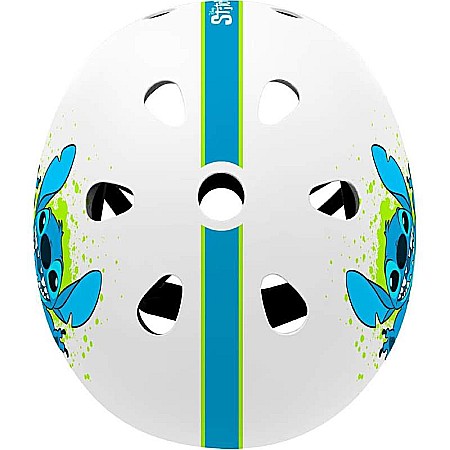 Cască protecție pentru bicicletă, trotinetă, skateboard, role, rezistentă la impact, cu mărime reglabilă, 53-57 cm, multicolor, Stitch [1]