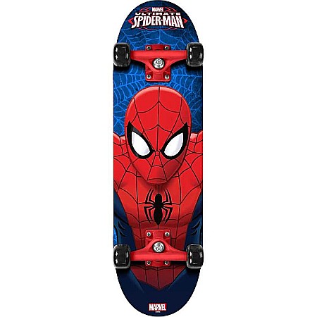 Skateboard Copii, 70 x 20cm, 9 straturi de arțar, placă antiderapantă, rulmenți Abec-5, multicolor, Spiderman [2]