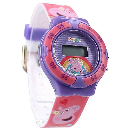 Copii - Ceas digital pentru copii, multicolor, Peppa Pig, Kids Time