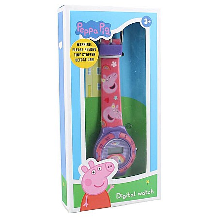 Ceas digital pentru copii, multicolor, Peppa Pig, Kids Time [3]