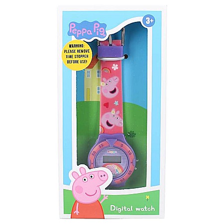 Ceas digital pentru copii, multicolor, Peppa Pig, Kids Time [4]