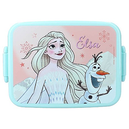 Cutie sandwich multicolor, fără BPA, cu garnitură și închidere ermetică, 16x13x5 cm, Frozen