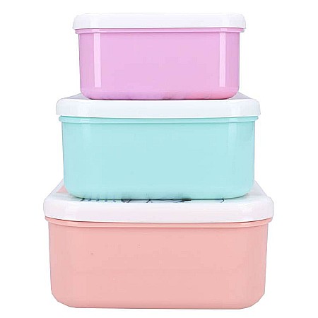 Set 3 caserole alimentare pentru copii, multicolor, plastic fără BPA, Frozen [4]