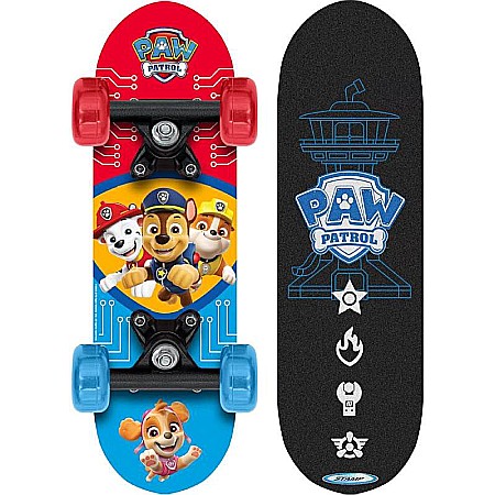 Skateboard Copii, 43 x 13 cm, 9 straturi de mesteacăn, placă antiderapantă, rulmenți Abec-5, multicolor, Paw Patrol [1]