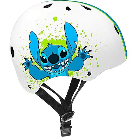 Set Skateboard Copii, 70 x 20cm, 9 straturi de arțar, placă antiderapantă, rulmenți Abec-5 și cască de protecție, multicolor, Stitch [5]