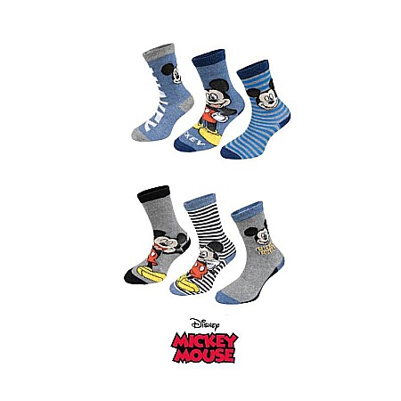 Set 6 perechi șosete, multicolor, Mickey Mouse [1]