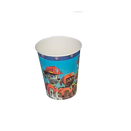 Set 6 pahare carton, multicolor, 250 ml, Paw Patrol [1]