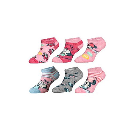 Copii - Set 6 perechi șosete, multicolor,  Minnie Mouse
