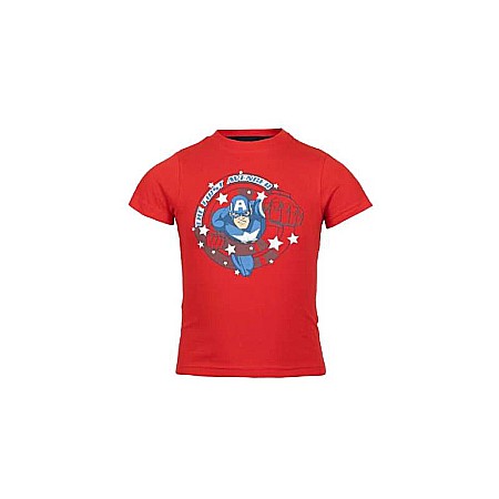 Tricouri copii - Tricou copii, roșu, 100% bumbac, Asemble, Avengers