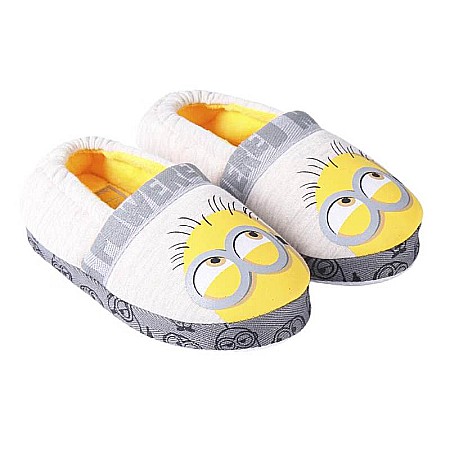 Papuci și botoșei copii - Pantofi de interior, multicolor, talpă antiderapantă, Minions