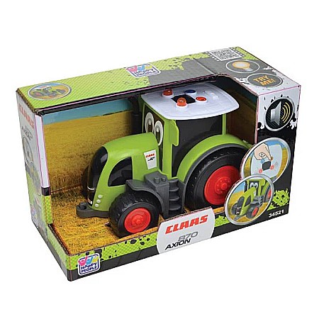 Mașini și vehicule - Tractor Claas 870 Axion, 21x11x13 cm cu sunete și lumini, multicolor, cu baterii incluse