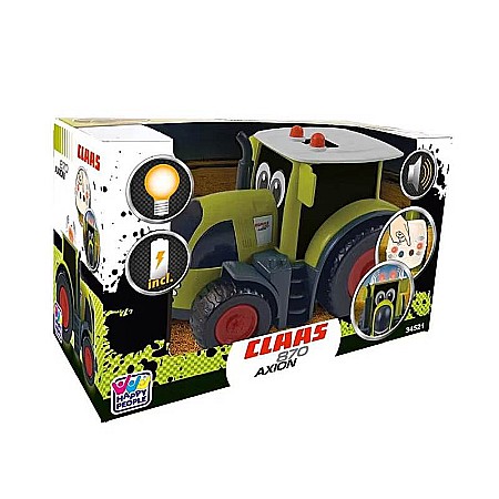 Tractor Claas 870 Axion, 21x11x13 cm cu sunete și lumini, multicolor, cu baterii incluse [1]