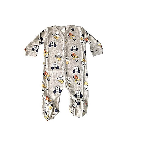 Body-uri și salopete copii - Salopetă copii, 100% bumbac, multicolor, Mickey Mouse