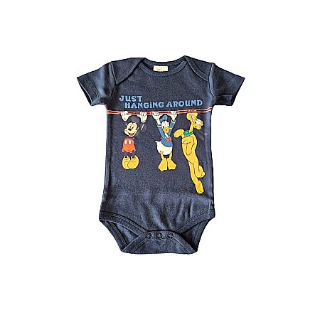 Set două body-uri cu mânecă scurtă, multicolor, Mickey Mouse [3]