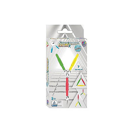 Set Jucării Magnetice pentru construcții, Interactiv, Educational și Creativ, Dezvoltă Concentrarea și Răbdarea pentru Adulți și Copii 3+ ani, 7 piese, Supermag [3]