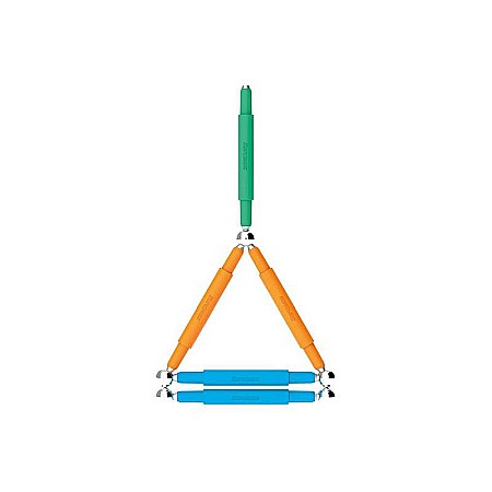 Set Jucării Magnetice pentru construcții, Interactiv, Educațional și Creativ, Dezvoltă Concentrarea și Răbdarea pentru Adulți și Copii 3+ ani, 10 piese, Supermag [1]