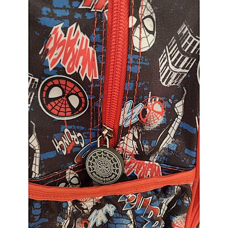 Ghiozdan ergonomic, cu două compartimente și două buzunare laterale, 40x30x15 cm, bretele ajustabile și întărite, multicolor, Spiderman [3]