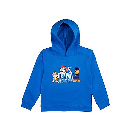 Copii - Hanorac copii cu glugă, albastru, 100 % bumbac, Team Paw Patrol