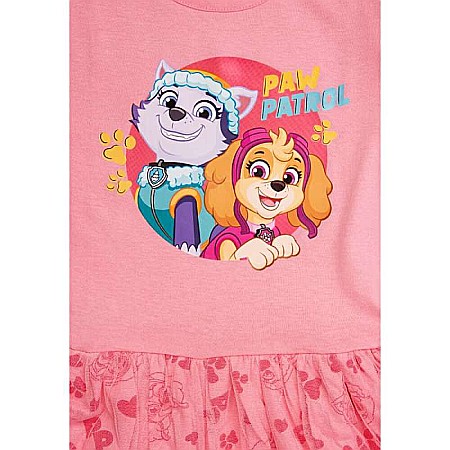 Rochie fete, 100% bumbac, roz, Smile, Paw Patrol [1]