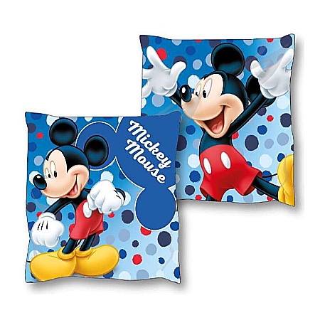 Pernă multicolor cu două fețe, 40x40 cm, Mickey Mouse [1]