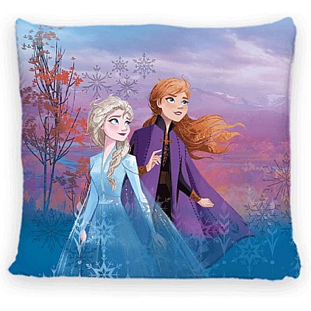Perne decorative - Pernă multicolor cu două fețe, 40x40 cm, Sister, Frozen
