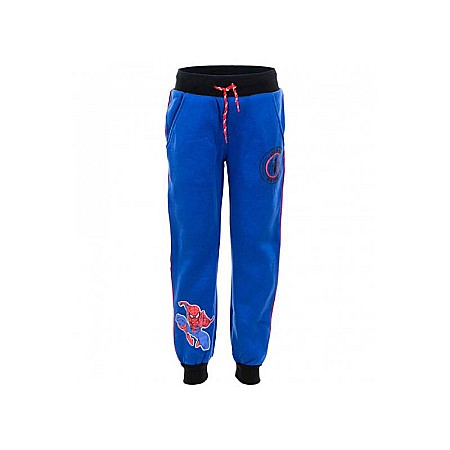 Pantaloni trening băieți, polar, albastru, New York, Spiderman