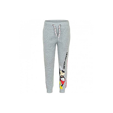 Copii - Pantaloni trening băieți, polar, gri, Hurray, Mickey Mouse, Disney