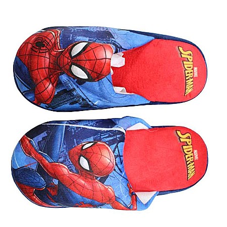Papuci băieți, plușați, multicolor, talpă antiderapantă, Spiderman [1]