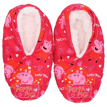 Papuci și botoșei copii - Papuci botoși de casă Peppa Pig Oink Roz